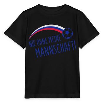 nie ohne meine mannschaft russland - Stanley/Stella Kinder T-Shirt MINI CREATOR  - Schwarz - Vorne - Mikhail (115cm)