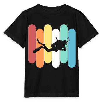 Diver - Stanley/Stella MINI CREATOR Kids’ T-Shirt - black - Front - Mikhail (115cm)