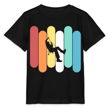 Montée - T-shirt bio MINI CREATOR Stanley/Stella Enfant - noir - Devant - Mikhail (115cm)
