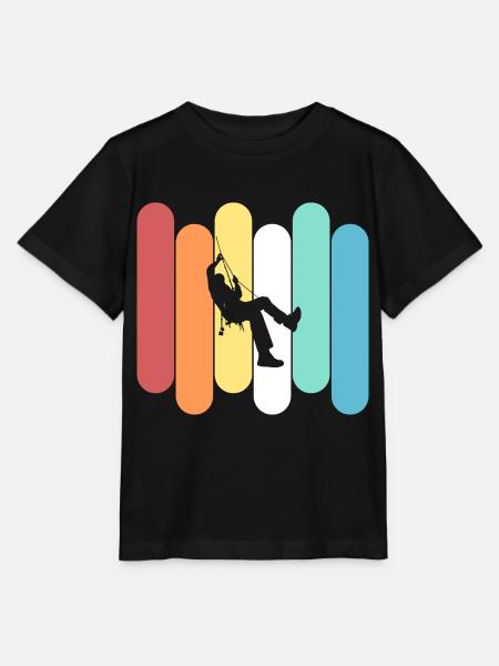 Klettern - Stanley/Stella Kinder T-Shirt MINI CREATOR  - Schwarz