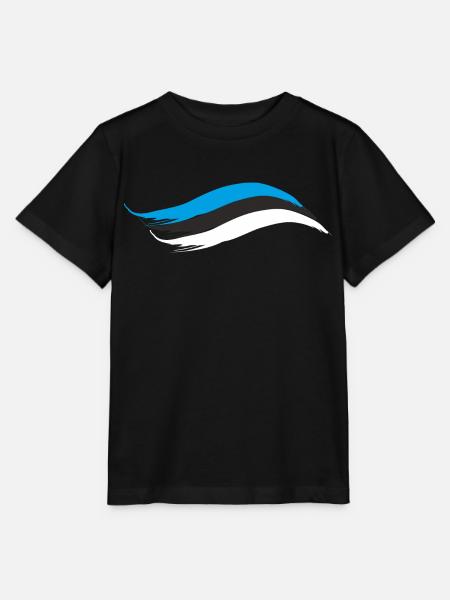 ESTLANDS NATIONALFLAGGE - Stanley/Stella Kinder T-Shirt MINI CREATOR - Schwarz