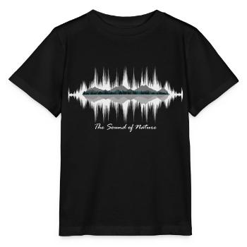 The Sound of Nature - Heartbeat of Nature outdoor - Stanley/Stella MINI CREATOR Kids’ T-Shirt - black - Front - Mikhail (115cm)