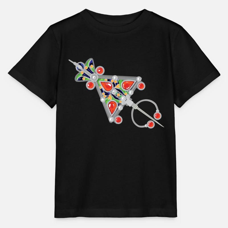 Bijoux kabyle - T-shirt bio MINI CREATOR Stanley/Stella Enfant - noir