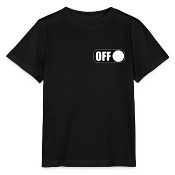 Éteint allumé - T-shirt bio MINI CREATOR Stanley/Stella Enfant - noir - Devant - Mikhail (115cm)