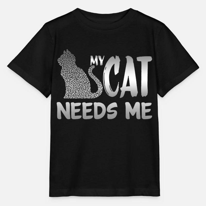 Cat - T-shirt bio MINI CREATOR Stanley/Stella Enfant - noir