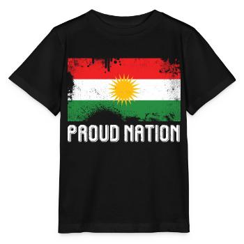 Proud nation kurdistan BytheManzanitas - T-shirt bio MINI CREATOR Stanley/Stella Enfant - noir - Devant - Mikhail (115cm)