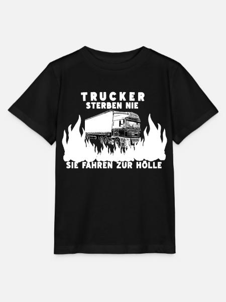 Trucker - Stanley/Stella Kinder T-Shirt MINI CREATOR - Schwarz