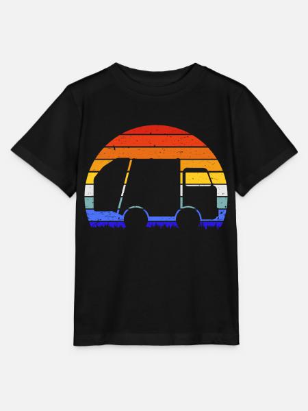 Müllwagen - Stanley/Stella Kinder T-Shirt MINI CREATOR - Schwarz