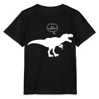 Dinosaurier Dino Dinosaur - Stanley/Stella Kinder T-Shirt MINI CREATOR  - Schwarz - Vorne - Mikhail (115cm)