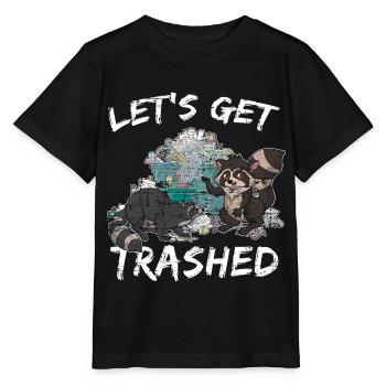 Ratons laveurs cadeau raton laveur - T-shirt bio MINI CREATOR Stanley/Stella Enfant - noir - Devant - Mikhail (115cm)