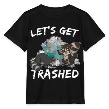Ratons laveurs cadeau raton laveur - T-shirt bio MINI CREATOR Stanley/Stella Enfant - noir - Devant - Mikhail (115cm)
