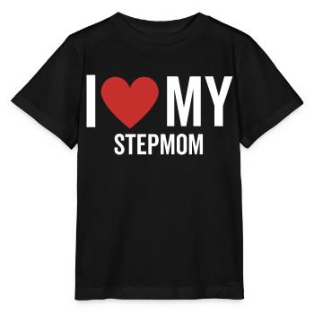 Ich liebe meine Stiefmutter - Stanley/Stella Kinder T-Shirt MINI CREATOR  - Schwarz - Vorne - Mikhail (115cm)