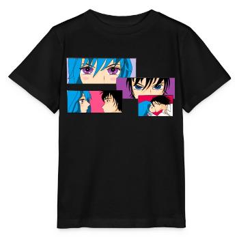 manga - T-shirt bio MINI CREATOR Stanley/Stella Enfant - noir - Devant - Mikhail (115cm)