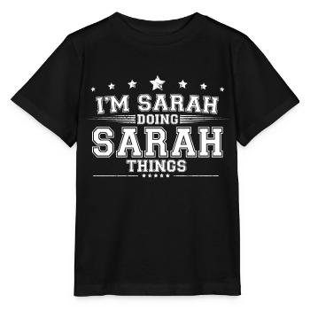 Sarah - Stanley/Stella MINI CREATOR Kids’ T-Shirt - black - Front - Mikhail (115cm)
