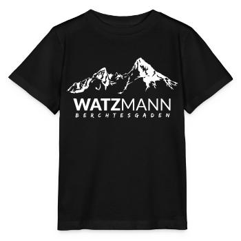 Watzmann Berg Berchtesgaden Alpes Femmes Hommes - T-shirt bio MINI CREATOR Stanley/Stella Enfant - noir - Devant - Mikhail (115cm)