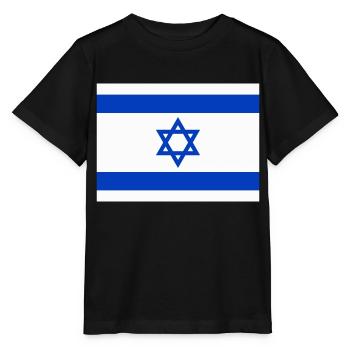 Flagge Israel / Israel Flagge - Stanley/Stella Kinder T-Shirt MINI CREATOR  - Schwarz - Vorne - Mikhail (115cm)