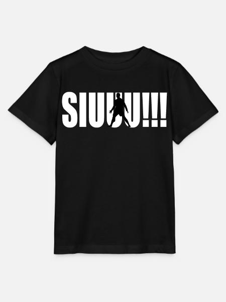 Siuuu Fußball - Stanley/Stella Kinder T-Shirt MINI CREATOR - Schwarz