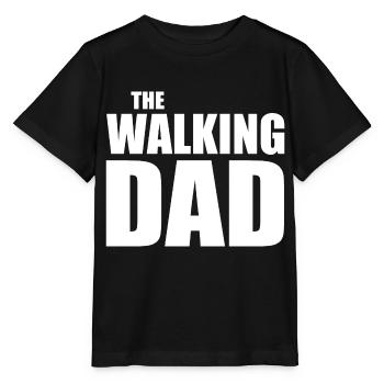 The walking dad - T-shirt bio MINI CREATOR Stanley/Stella Enfant - noir - Devant - Mikhail (115cm)