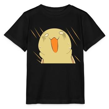 Sanmah Schildkröte erschrocken - Stanley/Stella Kinder T-Shirt MINI CREATOR  - Schwarz - Vorne - Mikhail (115cm)