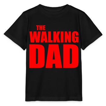 The walking dad - T-shirt bio MINI CREATOR Stanley/Stella Enfant - noir - Devant - Mikhail (115cm)