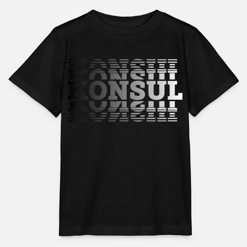 Konsul 80s Design - Stanley/Stella Kinder T-Shirt MINI CREATOR  - Schwarz