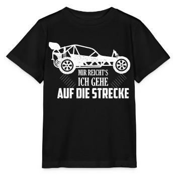 Mir reicht's ich gehe auf die Strecke Modellbau R - Stanley/Stella Kinder T-Shirt MINI CREATOR  - Schwarz - Vorne - Mikhail (115cm)