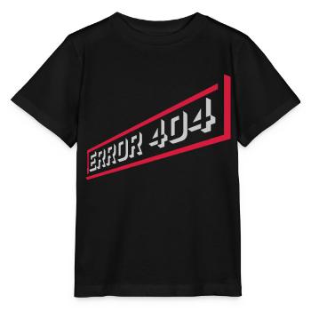 Error 404 Netzwerk verloren - Stanley/Stella Kinder T-Shirt MINI CREATOR  - Schwarz - Vorne - Mikhail (115cm)