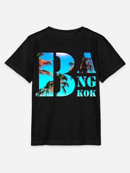 Bangkok - Stanley/Stella Kinder T-Shirt MINI CREATOR - Schwarz