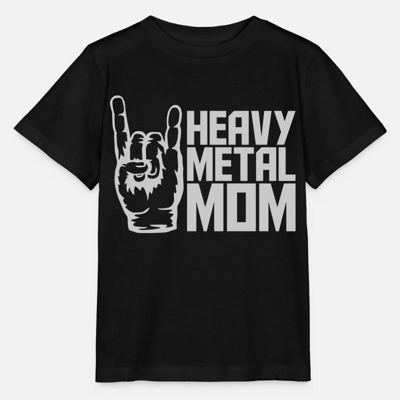 Heavy Metal Mom Logo - Stanley/Stella Kinder T-Shirt MINI CREATOR  - Schwarz