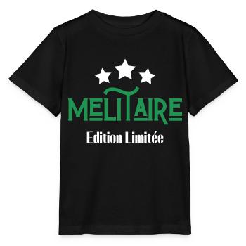 militaire édition limitée - T-shirt bio MINI CREATOR Stanley/Stella Enfant - noir - Devant - Mikhail (115cm)