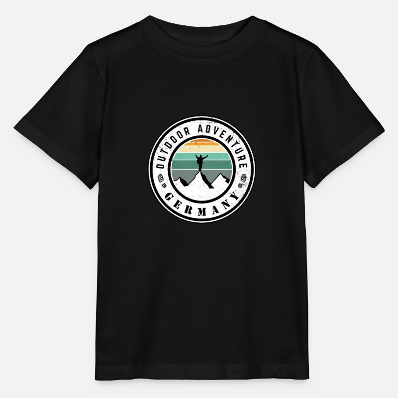 Outdoor Adventure Germany - Stanley/Stella Kinder T-Shirt MINI CREATOR  - Schwarz