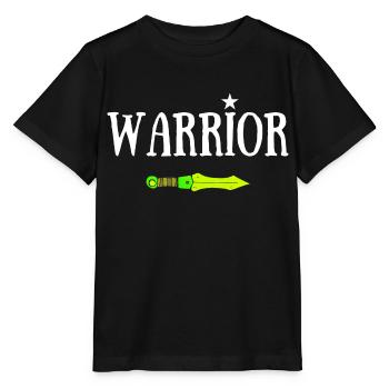 WARRIOR JDR MAGISCHES SCHWERT - Stanley/Stella Kinder T-Shirt MINI CREATOR  - Schwarz - Vorne - Mikhail (115cm)