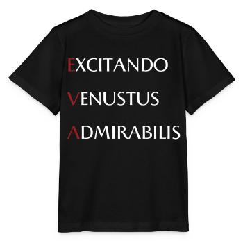 Eva - Stanley/Stella Kinder T-Shirt MINI CREATOR  - Schwarz - Vorne - Mikhail (115cm)