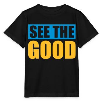see the good quote - Stanley/Stella MINI CREATOR Kids’ T-Shirt - black - Front - Mikhail (115cm)