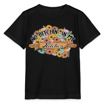 Boulangerie Baker Boulangerie Boulangerie Gâteau de confiserie - T-shirt bio MINI CREATOR Stanley/Stella Enfant - noir - Devant - Mikhail (115cm)