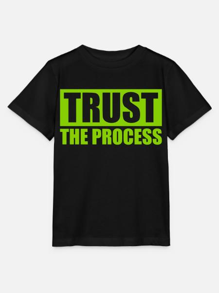 trust the process Zitat - Stanley/Stella Kinder T-Shirt MINI CREATOR  - Schwarz