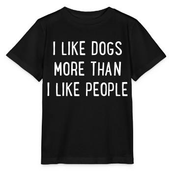 Canine - T-shirt bio MINI CREATOR Stanley/Stella Enfant - noir - Devant - Mikhail (115cm)