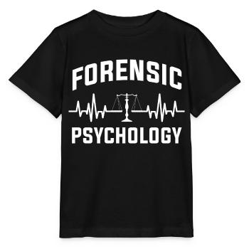 Psychologie médico-légale – Forensic Science Legal - T-shirt bio MINI CREATOR Stanley/Stella Enfant - noir - Devant - Mikhail (115cm)
