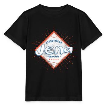 Jena Allemagne City Skyline Accueil Amour - T-shirt bio MINI CREATOR Stanley/Stella Enfant - noir - Devant - Mikhail (115cm)