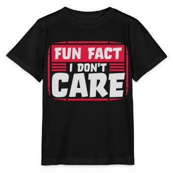 Je me fiche des faits - T-shirt bio MINI CREATOR Stanley/Stella Enfant - noir - Devant - Mikhail (115cm)