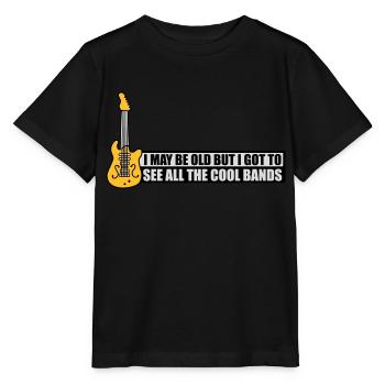 Je suis peut-être vieux - T-shirt bio MINI CREATOR Stanley/Stella Enfant - noir - Devant - Mikhail (115cm)