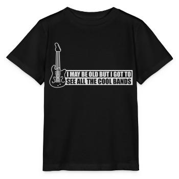 Je suis peut-être vieux - T-shirt bio MINI CREATOR Stanley/Stella Enfant - noir - Devant - Mikhail (115cm)