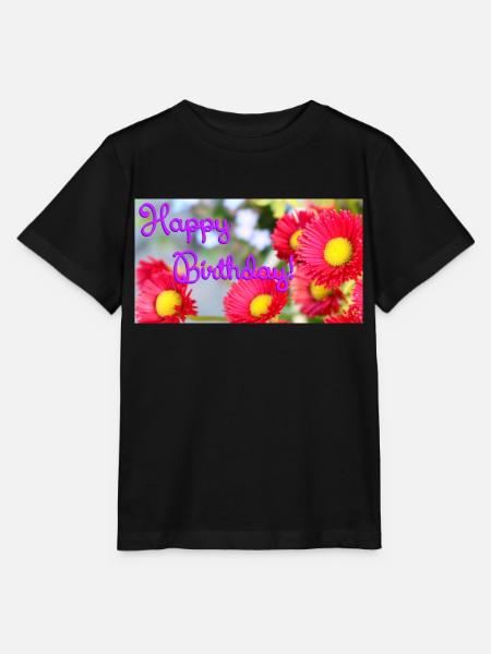 Happy Birthday! - Stanley/Stella Kinder T-Shirt MINI CREATOR  - Schwarz