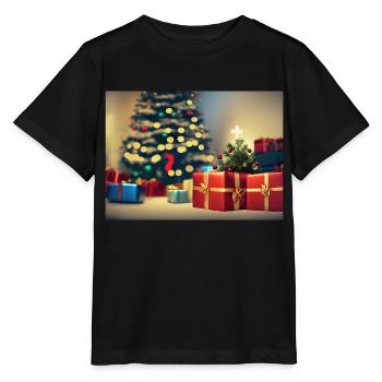 Weihnachtsgeschenke - Stanley/Stella Kinder T-Shirt MINI CREATOR  - Schwarz - Vorne - Mikhail (115cm)