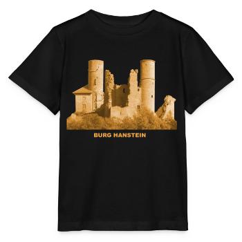 Hanstein Burg Ruine Eichsfeld Bornhagen Thüringen - Stanley/Stella Kinder T-Shirt MINI CREATOR  - Schwarz - Vorne - Mikhail (115cm)