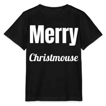 Corpse Humor Fairy Tail Mouse Christmas Present - Stanley/Stella MINI CREATOR Kids’ T-Shirt - black - Front - Mikhail (115cm)