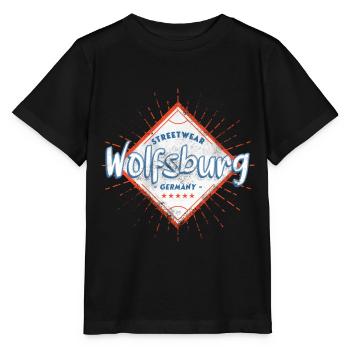 Wolfsburg Allemagne Ville Skyline Home Love - T-shirt bio MINI CREATOR Stanley/Stella Enfant - noir - Devant - Mikhail (115cm)