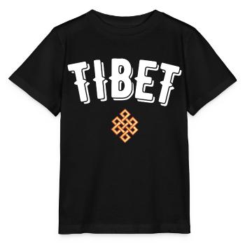 tibet - T-shirt bio MINI CREATOR Stanley/Stella Enfant - noir - Devant - Mikhail (115cm)