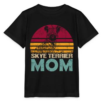 Skye Terrier Mom Mama Mistress for you Dog Mama - Stanley/Stella MINI CREATOR Kids’ T-Shirt - black - Front - Mikhail (115cm)