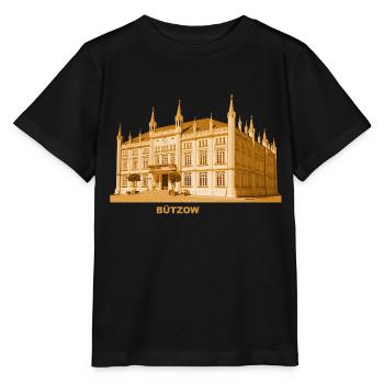 Bützow Town Hall Rostock Mecklenburg-Vorpommern - Stanley/Stella MINI CREATOR Kids’ T-Shirt - black - Front - Mikhail (115cm)